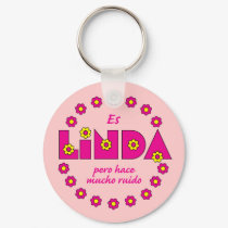Es Linda, pero keychains by Sensato Es Linda, pero keychains