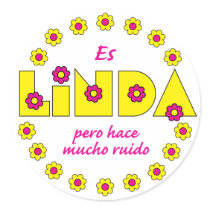 Es Linda, pero stickers by Sensato Es Linda, pero stickers