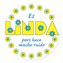 Es Linda, pero stickers by Sensato Es Linda, pero stickers