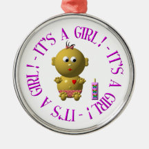 ¡Es un chica! Ornamentos De Reyes Magos