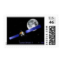 ESA Lunar Smart-1 postage by moxieann ESA Lunar Smart-1 postage