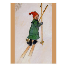 Esbjorn as a Skier 1905 Postcards
