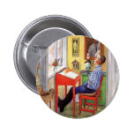 Esbjorn Doing His Homework by Carl Larsson Buttons