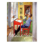 Esbjorn Doing His Homework by Carl Larsson Post Cards