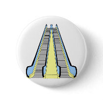 Escalator Pinback Button
