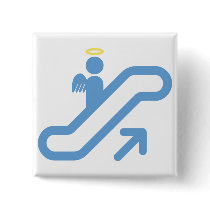 Escalator, no Stairway Pin