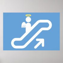 Escalator, no Stairway Poster