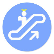 Escalator to Heaven! stickers