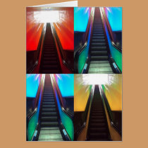 Escalators Card cards