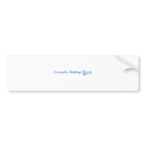 Escanaba Bathing Beach Michigan Classic Design Bumper Stickers