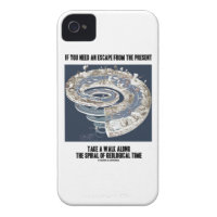 Escape From Present Walk Along Geological Time Case-Mate iPhone 4 Case