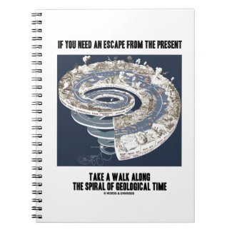 Escape From Present Walk Along Geological Time Notebook