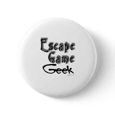 Escape Game Geek Pinback Buttons by chrystynen