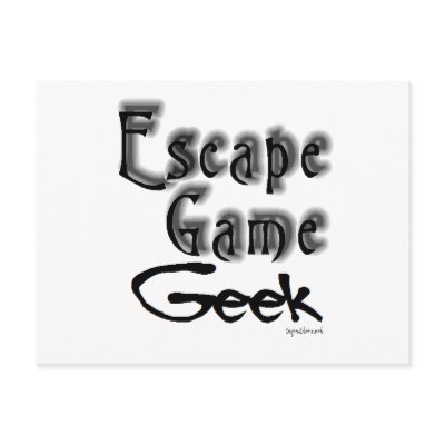 Escape Game Geek Postcards by chrystynen