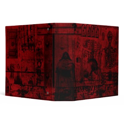 Escape Into Darkness Gothic Grunge Avery Binder by darkdreams