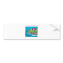 Escape to nature bumper stickers by thecamperslife Escape to nature bumper stickers