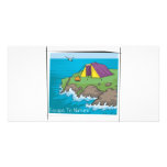 Escape to nature photo greeting card