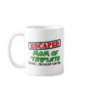 Escaped Mom Of TRIPLETS...shhhh...you never saw me mugs by Multiplesmania Escaped Mom Of TRIPLETS...shhhh...you never saw me mugs