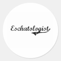 Eschatologist Professional Job Sticker