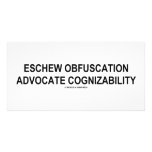 Eschew Obfuscation Advocate Cognizability Oxymoron Photo Card Template