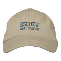 ESCHEW OBFUSCATION cap Embroidered Baseball Caps