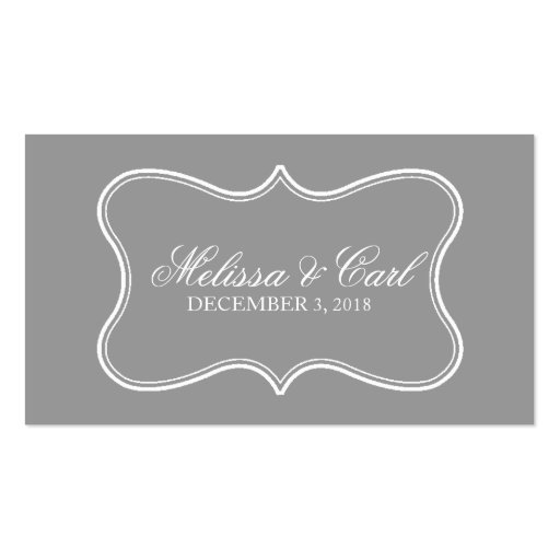 Escort Card | Featured Business Cards (front side)