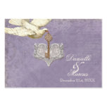 Escort Table Seating Card, Key to my Heart, Doves Business Cards
