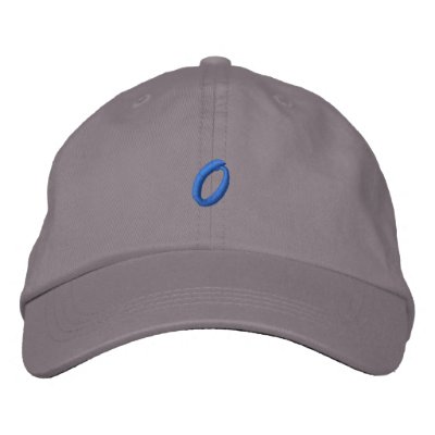 Escritura-Número 0 Gorra De Béisbol Bordada Escritura-Número 0 Gorra De Béisbol Bordada