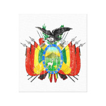 Escudo de armas de Bolivia Impresion De Lienzo