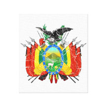 Escudo de armas de Bolivia Impresion En Lona