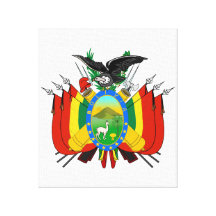 Escudo de armas de Bolivia Lona Estirada Galerias