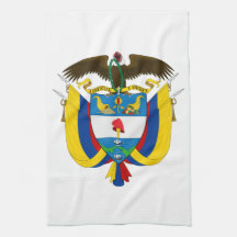 Escudo de armas de Colombia Toalla