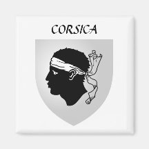 Escudo de armas de Córcega Iman De Frigorífico