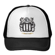 Escudo de armas de la entrepierna gorros bordados