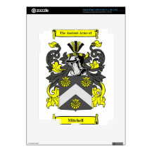 Escudo de armas (inglés) de Mitchell iPad 3 Pegatinas Skins