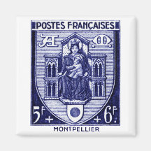 Escudo de armas, Montpellier Francia Imanes Para Frigoríficos
