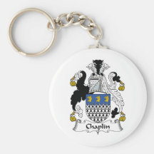 Escudo de la familia de Chaplin Llaveros