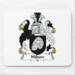 Escudo de la familia de Hilton Alfombrillas De Raton