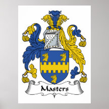 Escudo de la familia de los amos poster