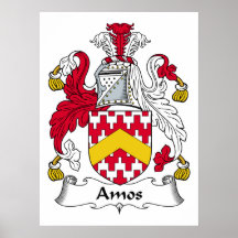Escudo de la familia de los Amos Posters