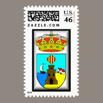 Escudo de Torrevieja Spain Flag stamps