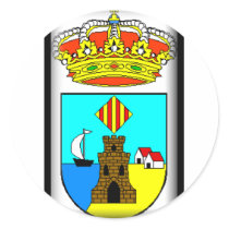 Escudo de Torrevieja Spain Flag stickers by jacinto888 Escudo de Torrevieja Spain Flag stickers