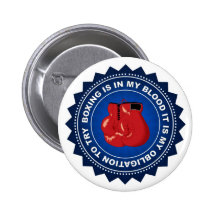 Escudo fantástico del boxeo pins