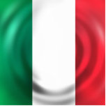 Escultura de la foto de la bandera de Italia esculturas fotográficas