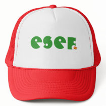 esef hat red/lime green