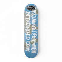 ESGHHG, ABCDEFGHIJKLMNOPQRSTUVWXYZ SKATE BOARD