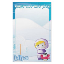 Eskimo Blips Stationary Stationery Design