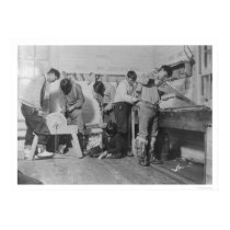 Eskimo Carpenters in Alaska 1904 posters