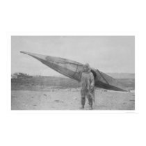 Eskimo Carrying Kayak 1909 posters