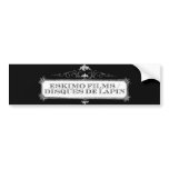 Eskimo Films/Disques de Lapin Dual Logo sticker Bumper Sticker